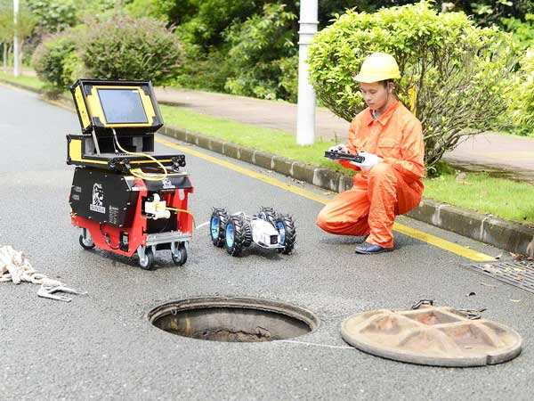 兴国管道机器人检测